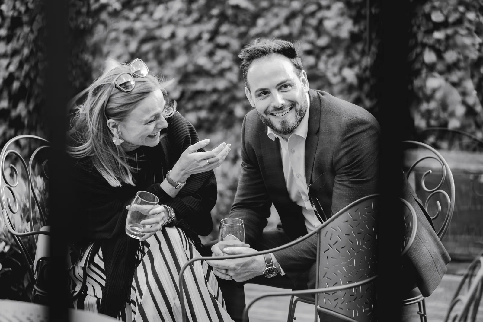 Cocktail sur les terrasses du Fourvière Hôtel, vue sur Lyon
