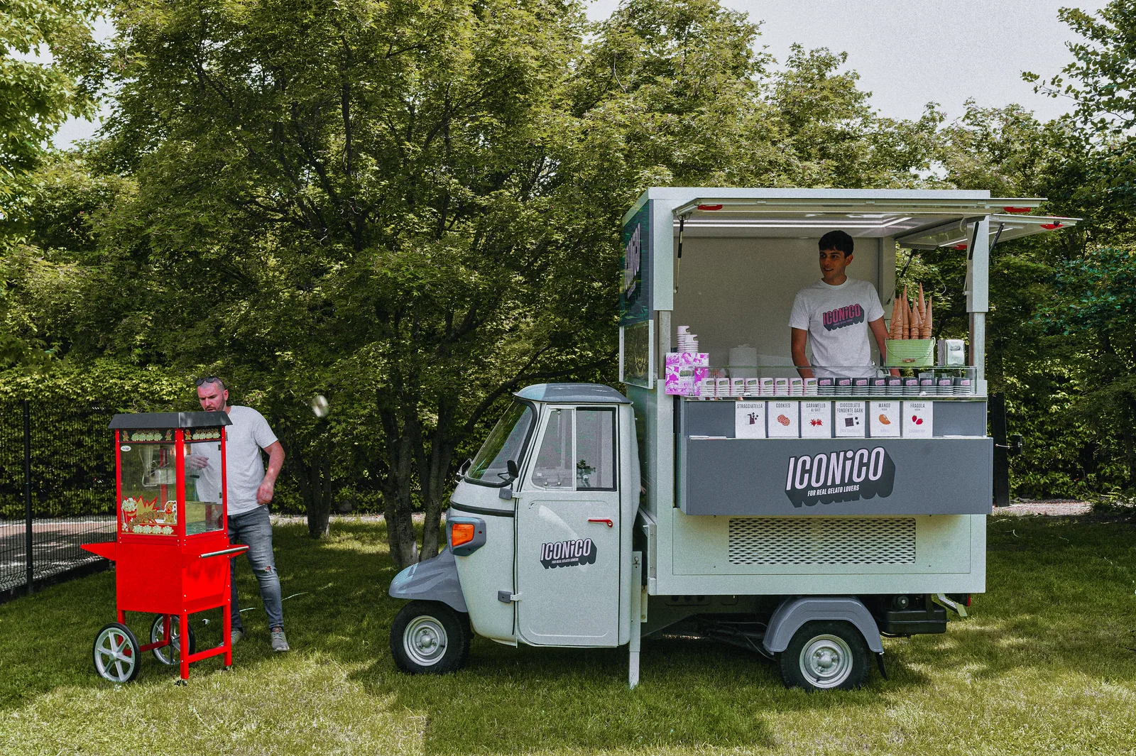 Décor et mise en place du repas de fin de saison du Milan AC