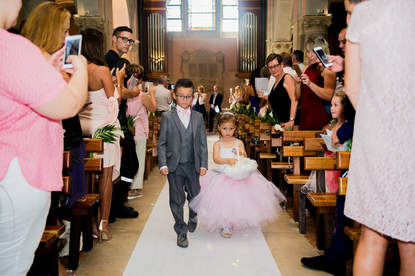 Cérémonie religieuse de Stéphanie et Roman à l'église