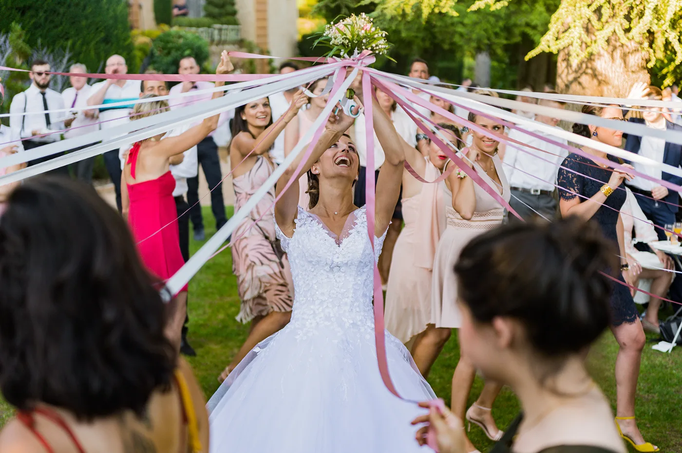 Soirée du mariage de Stéphanie et Roman, danse et feu d'artifice