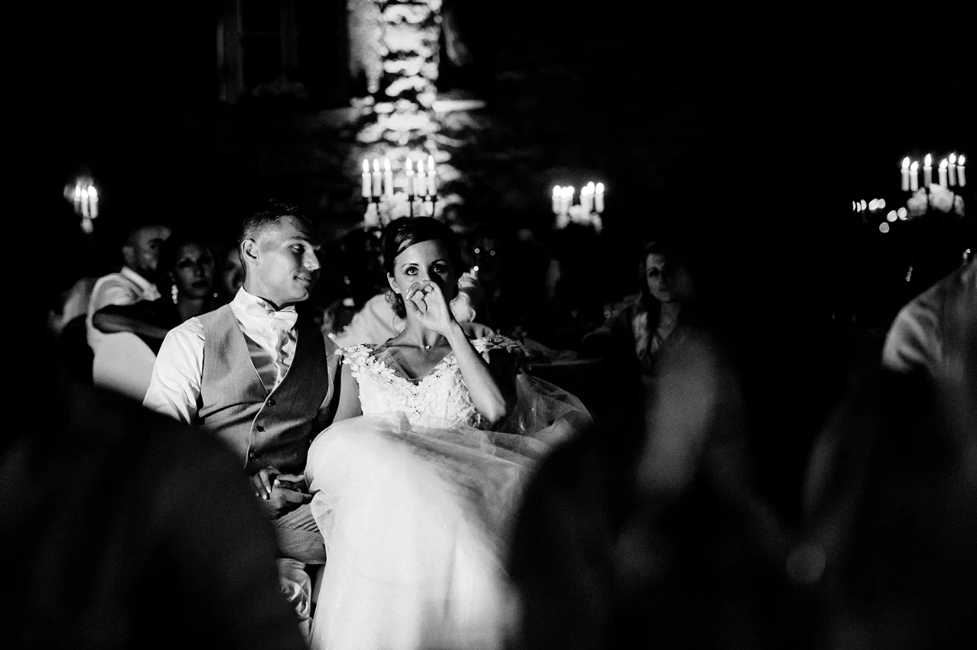Soirée du mariage de Stéphanie et Roman, danse et feu d'artifice