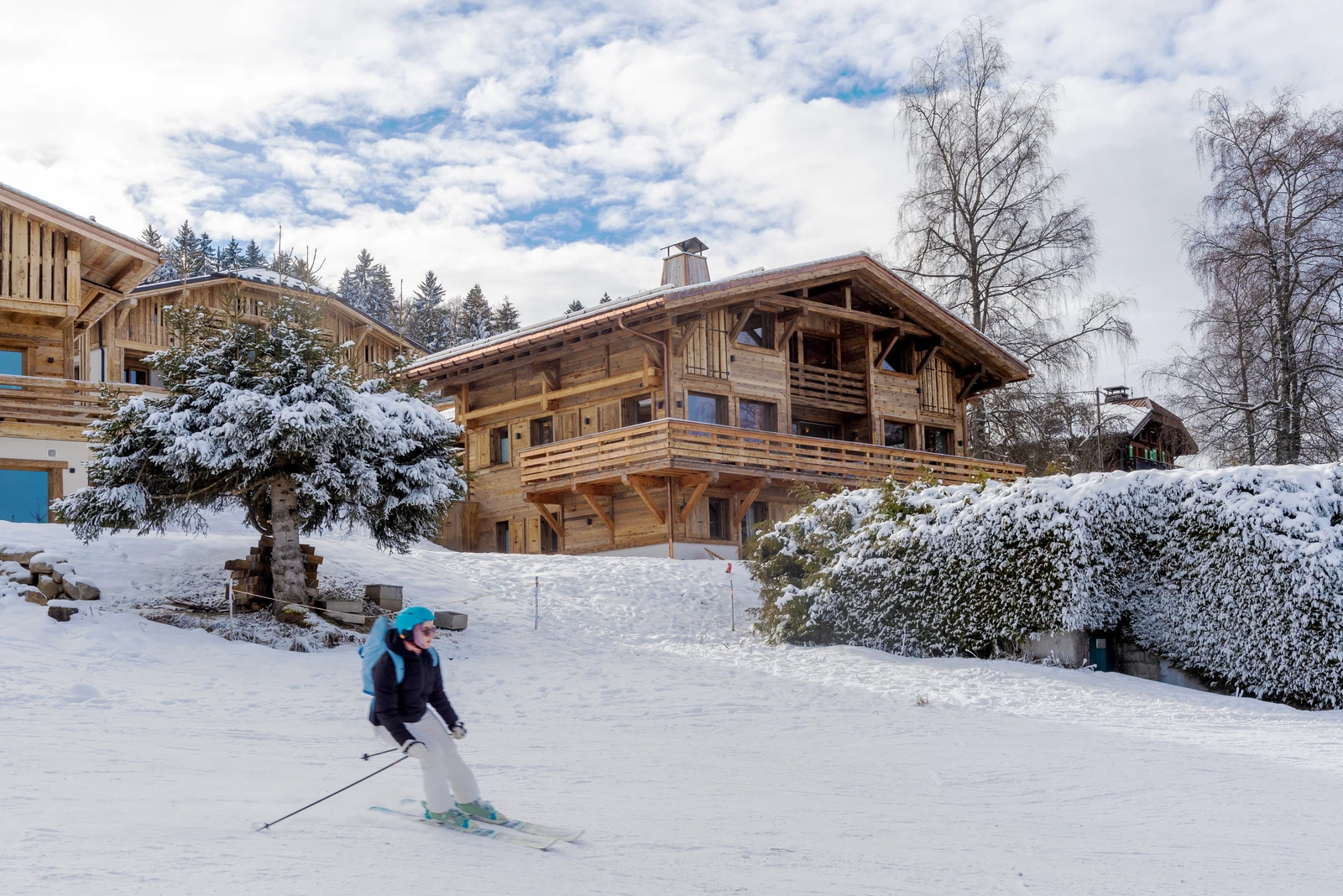 Chalet Arkland à Megève, photographie d'architecture par Miloud Bouhidel