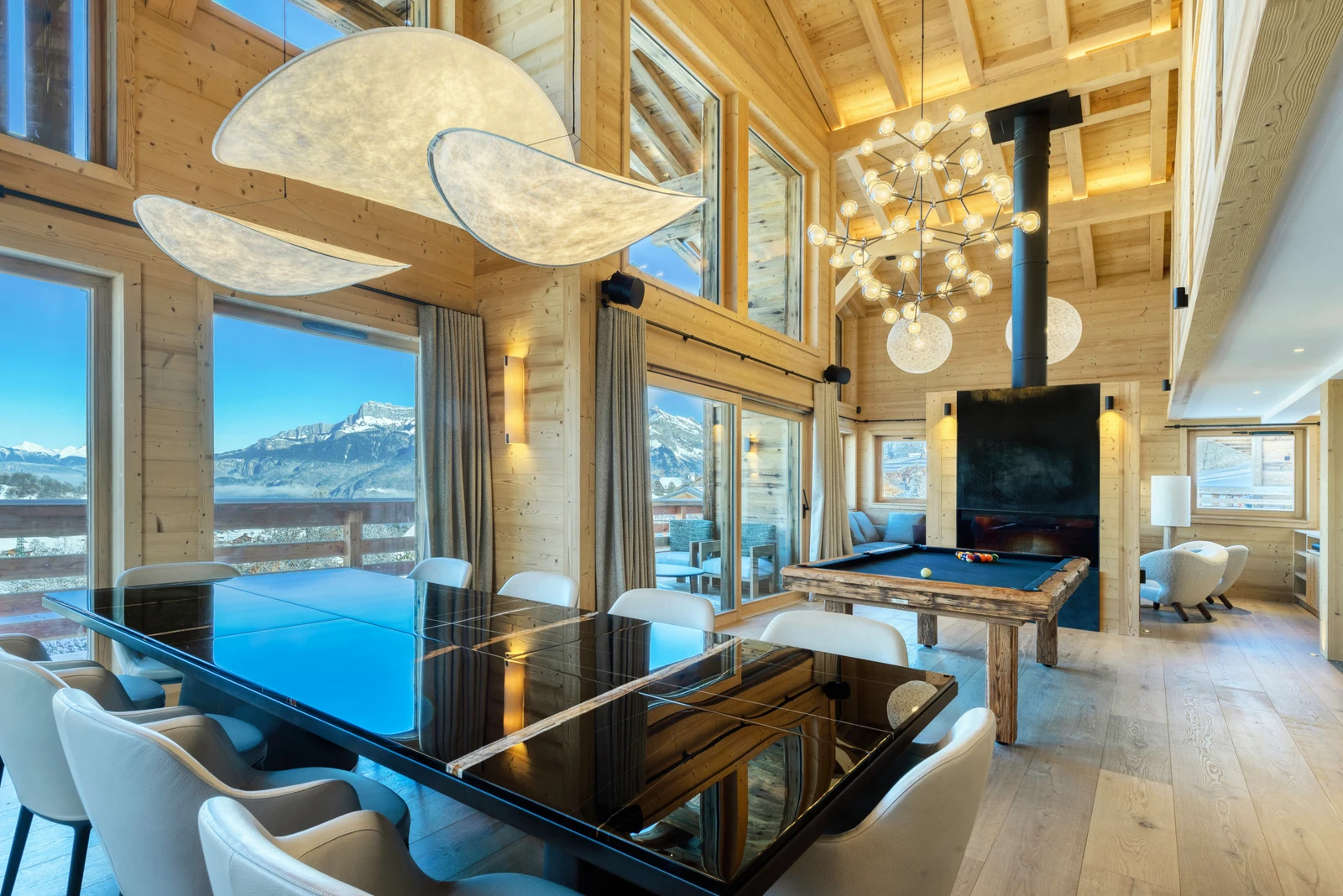 Chalet Arkland à Megève, photographie d'architecture par Miloud Bouhidel
