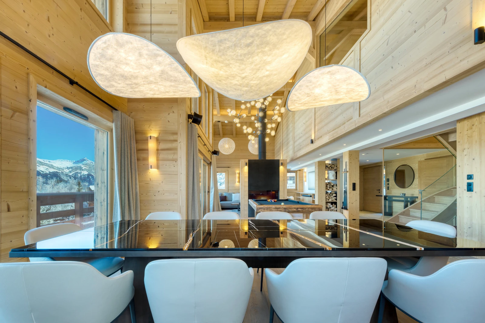 Chalet Arkland à Megève, photographie d'architecture par Miloud Bouhidel