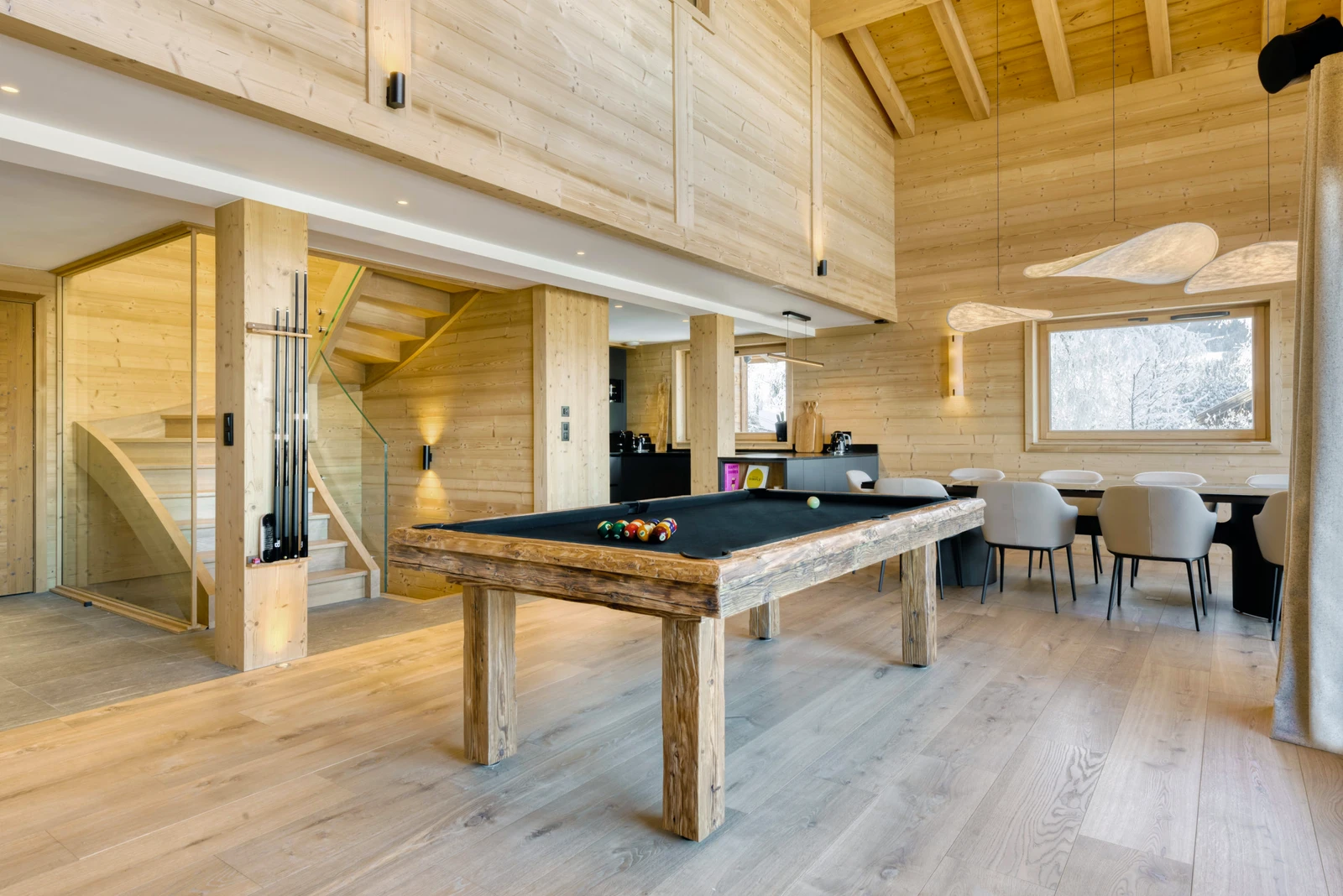 Chalet Arkland à Megève, photographie d'architecture par Miloud Bouhidel