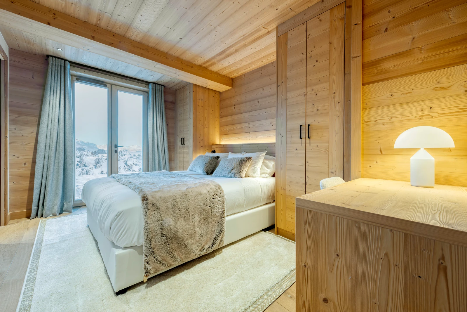 Chalet Arkland à Megève, photographie d'architecture par Miloud Bouhidel