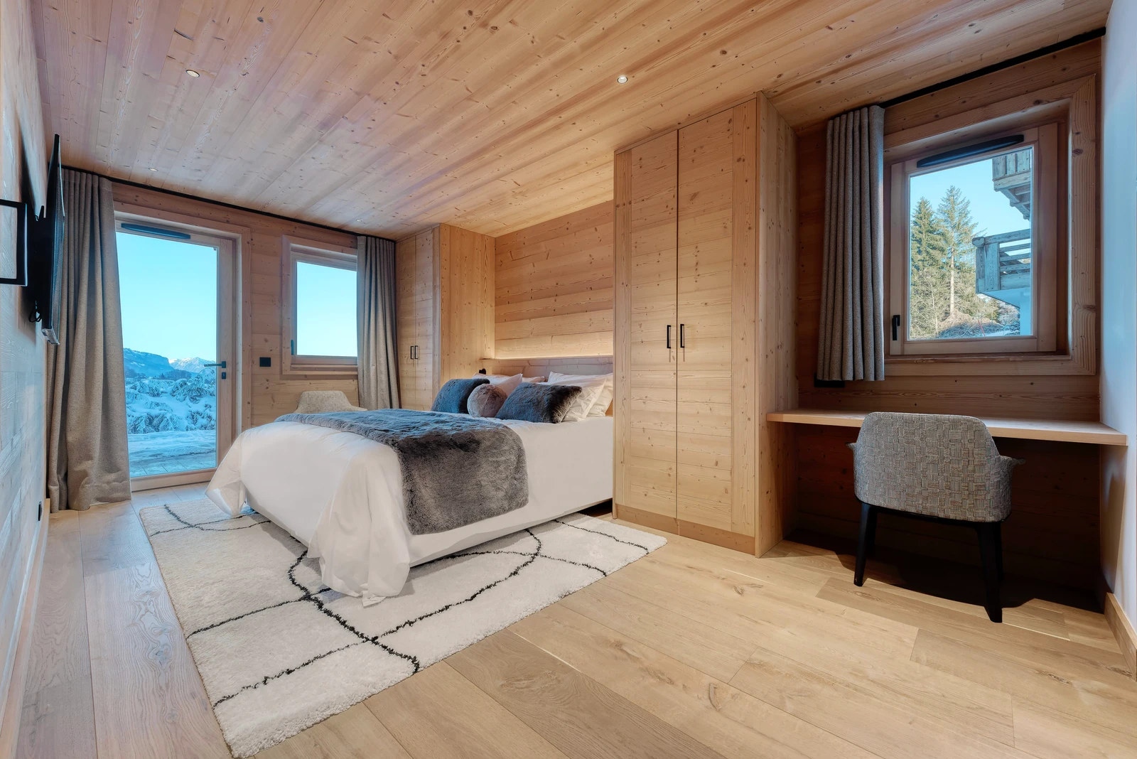 Chalet Arkland à Megève, photographie d'architecture par Miloud Bouhidel