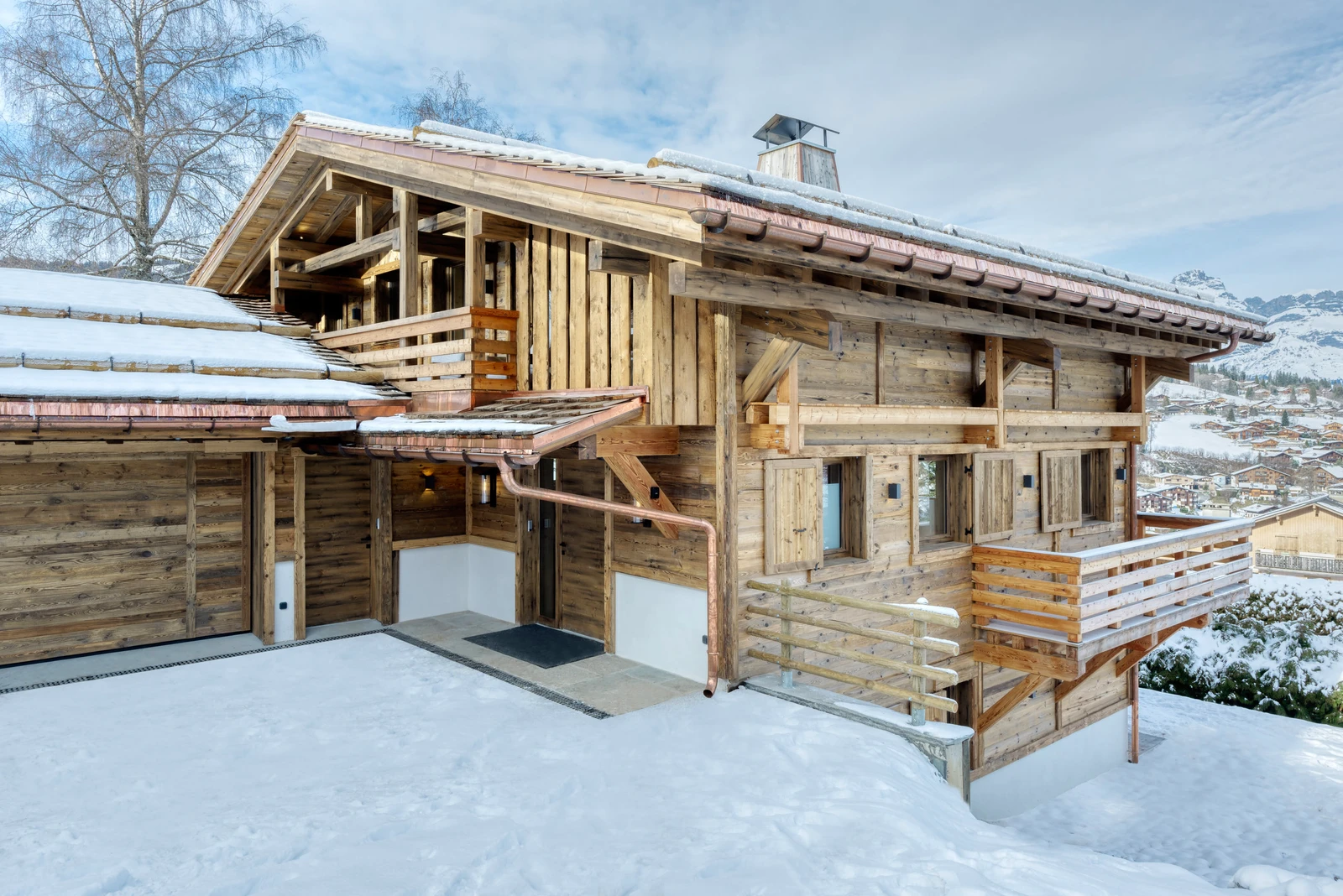Chalet Arkland à Megève, photographie d'architecture par Miloud Bouhidel