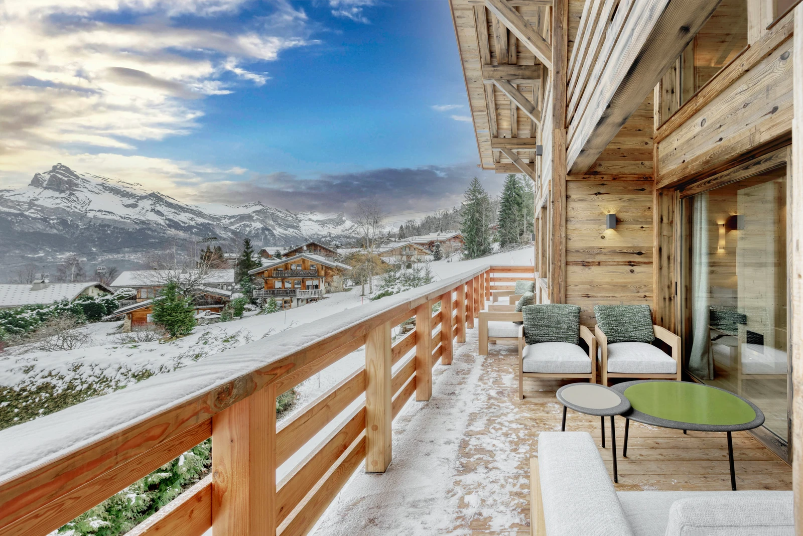 Chalet Arkland à Megève, photographie d'architecture par Miloud Bouhidel